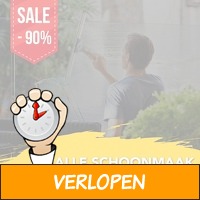 Mega schoonmaak artikelen opruiming