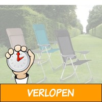 4 comfortabele tuin / campingstoelen