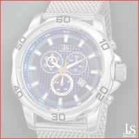 Joshua & Sons JX123 XL Mesh Chronogr..