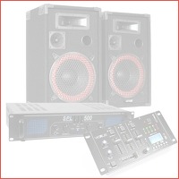 MAX complete 500W Bluetooth DJ set