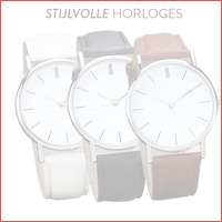 Klassiek, minimalistisch horloge
