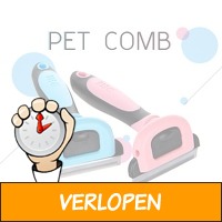 Vachtverzorging borstel voor hond of kat