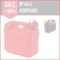 Mega jerrycan uitverkoop