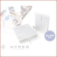 Hyperjuice: 26.000 mah powerbank