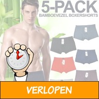 5-pack Bamboevezel boxershorts