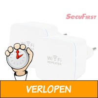 2 x SecuFirst WiFi-repeater