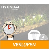 4-delige Hyundai Solar XL tuinlampenset