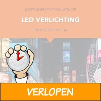 Mega LED verlichting opruiming