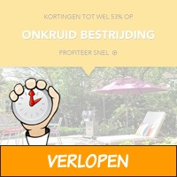 Mega onkruid bestrijding opruiming