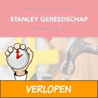 Mega Stanley gereedschap opruiming