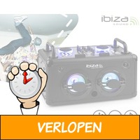 Ibiza sound dj mengpaneel met accu