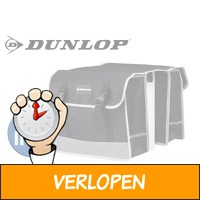 Dunlop - zwarte dubbele fietstas 26 L - waterdicht