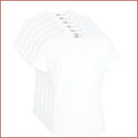 6 x witte T-shirts