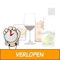 Set van 6 Drinkglazen - Keuze uit 5 varianten