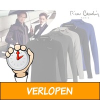 Pierre Cardin polo met lange mouwen