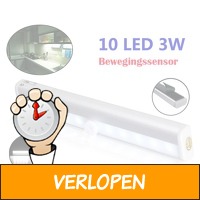 Sensor LED lamp met zelfklevende magneetstrip