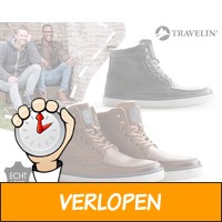 Travelin' kallax gevoerde leren schoenen