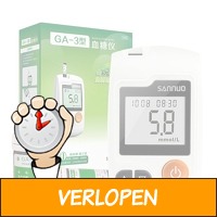 Bloedglucosemeter met 50 x teststrips en 50 x lancetten