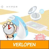 Hyper Pearl: make-up spiegel met powerbank