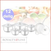 12-delige Royalty Line luxe pannenset