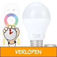 LED E27 450LM AC86-265V RGB-lamp