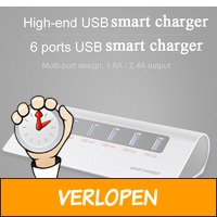 Aluminium multi oplader USB