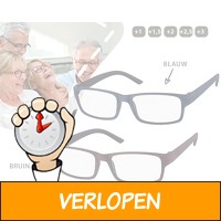 Leesbril wayfarer in verschillende sterktes