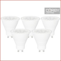 5 x Corby Lighting LED GU10