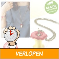 Retro ketting met klokhuis