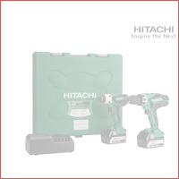 Hitachi 18 V combiboor + slagschroevendr..