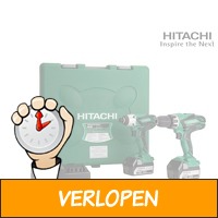 Hitachi 18 V combiboor + slagschroevendraaier