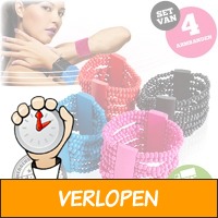 4 kleurrijke kralen armbanden