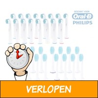 40 opzetborstels voor Oral-B/Braun of Philips