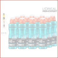 12 x L'Oreal Paris Men Expert deodorant ..