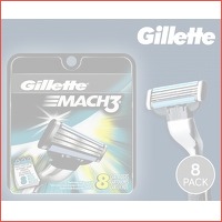 8-pack Gillette Mach3 scheermesjes