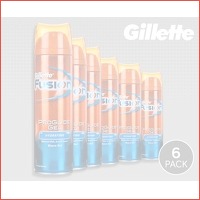 6 Gillette Fusion scheergel bussen