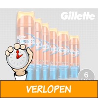 6 Gillette Fusion scheergel bussen