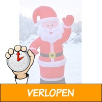 Opblaasbare kerstman 180 cm