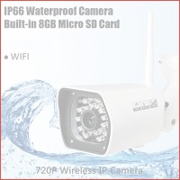 Outdoor 8GB IP66 720p IP-camera night vi..