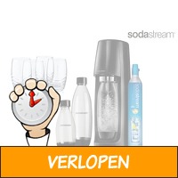 SodaStream Spirit MegaPack & 4 iconic glazen