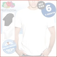 6 x Fruit of the Loom T-shirts