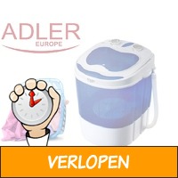 Adler mini wasmachine met centrifuge