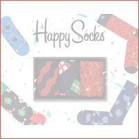 6 paar happy socks in giftbox