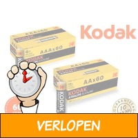 60 x Kodak Xtralife batterijen