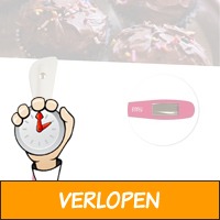 Moderne design spatel met thermometer