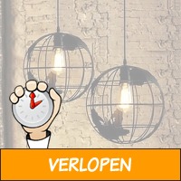 Wereldbol hang lamp