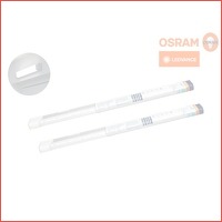 2 x Osram LED-buis met armatuur