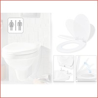 Toiletbril soft close & quick releas..