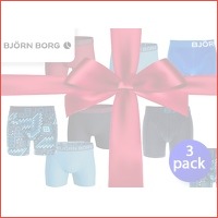 3-pack Bjorn Borg herenboxers verrassing..