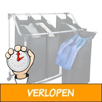 Wasmand met 4 zakken